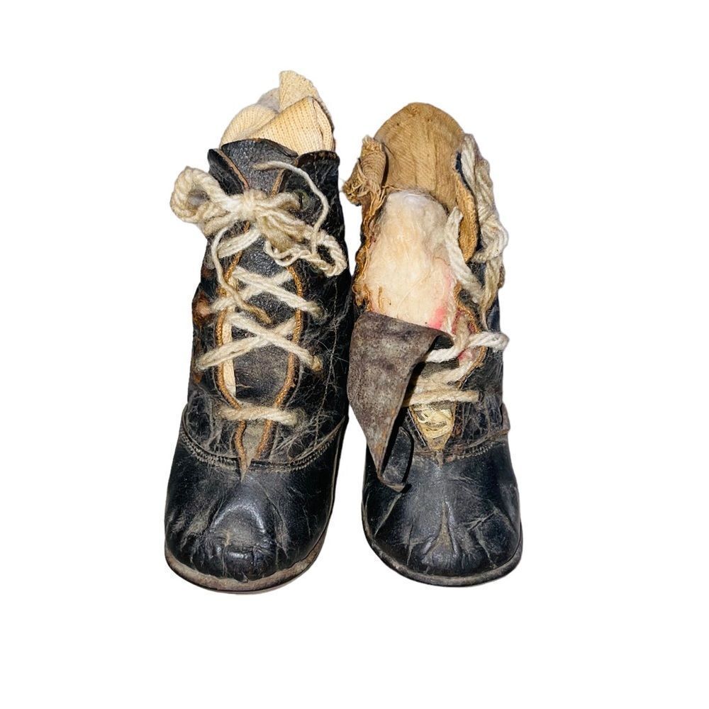 Antique Baby Booties from the 19th Century